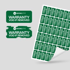 Sticker Destructive / Pecah Telur / Seal