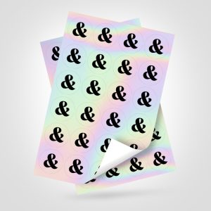 Sticker Hologram A3