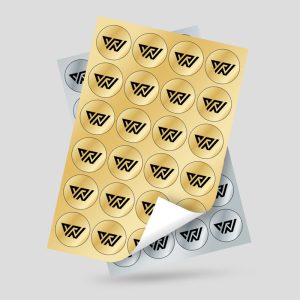 Sticker Metalize A3
