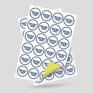 Sticker Transparant A3