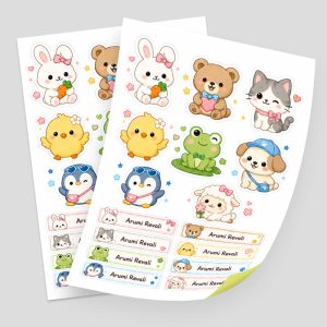 Sticker Nama A3